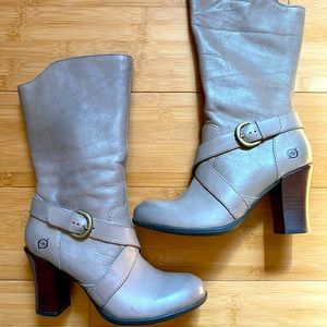 Born Women’s Fleece Lined High Heel Boots Size 6